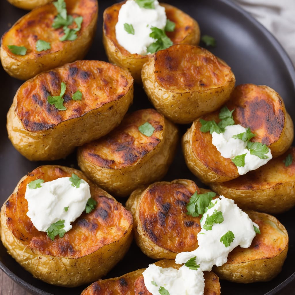 Baked Ricotta-Stuffed Tandoori Potatoes