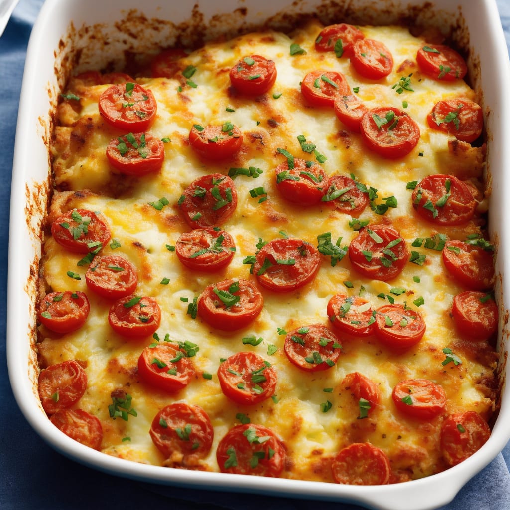 Baked Tomato, Gruyère & Potato Gratin