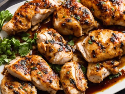 Balsamic Goat Cheese Stuffed Chicken Breasts