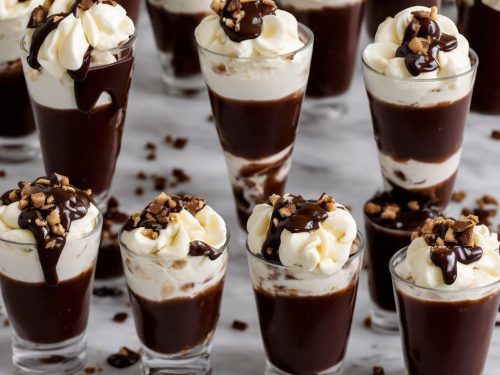 Banana Ice Sundaes with Fudge Sauce