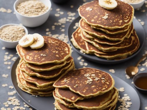 Banana Oat Pancakes