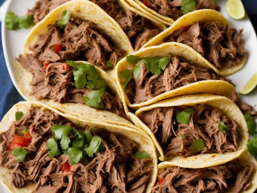 Barbacoa Pulled-Beef Tacos