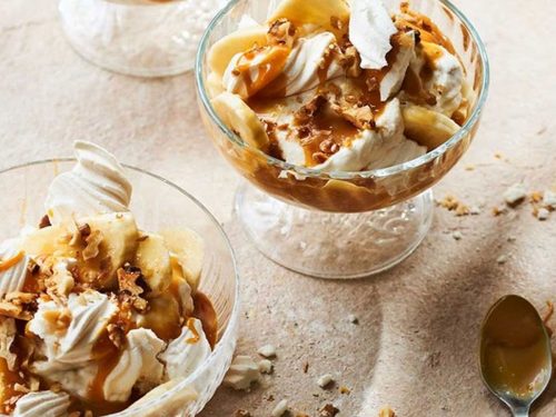 Barbecued Banoffee Splits