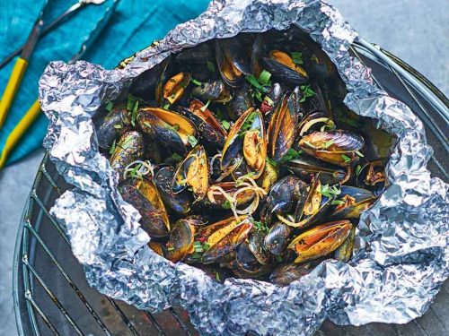 Barbecued Mussels