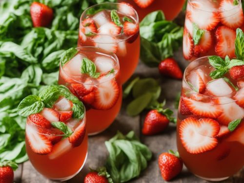 Basil & Strawberry Pimm's