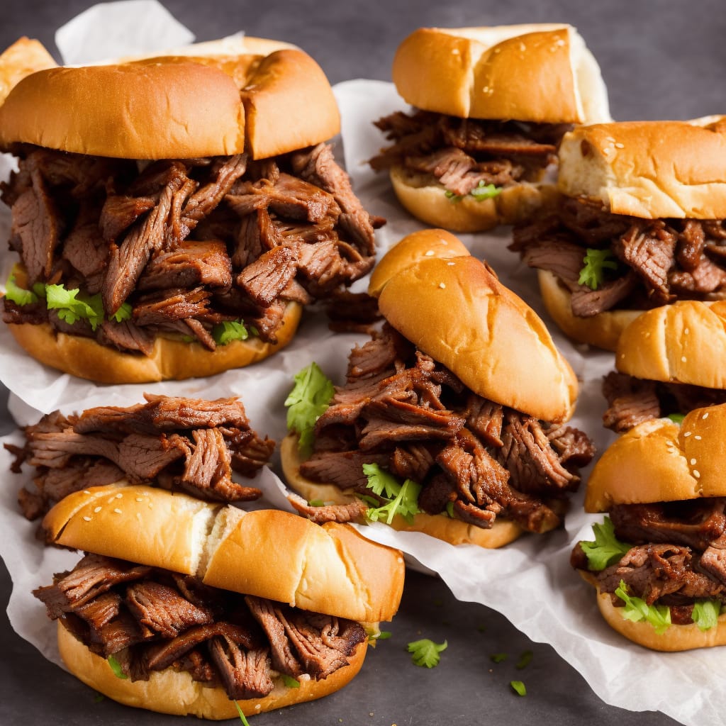 BBQ Beef Brisket Sandwiches