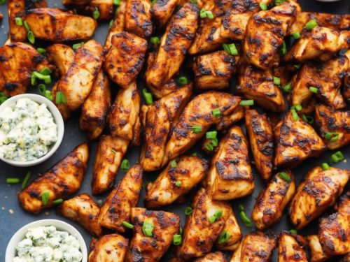 BBQ Chicken & Blue Cheese Wedges