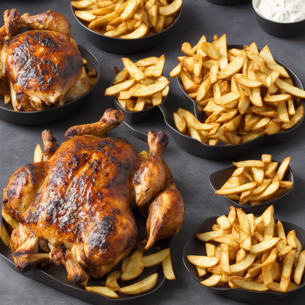 BBQ Roast Chicken & Chunky Chips