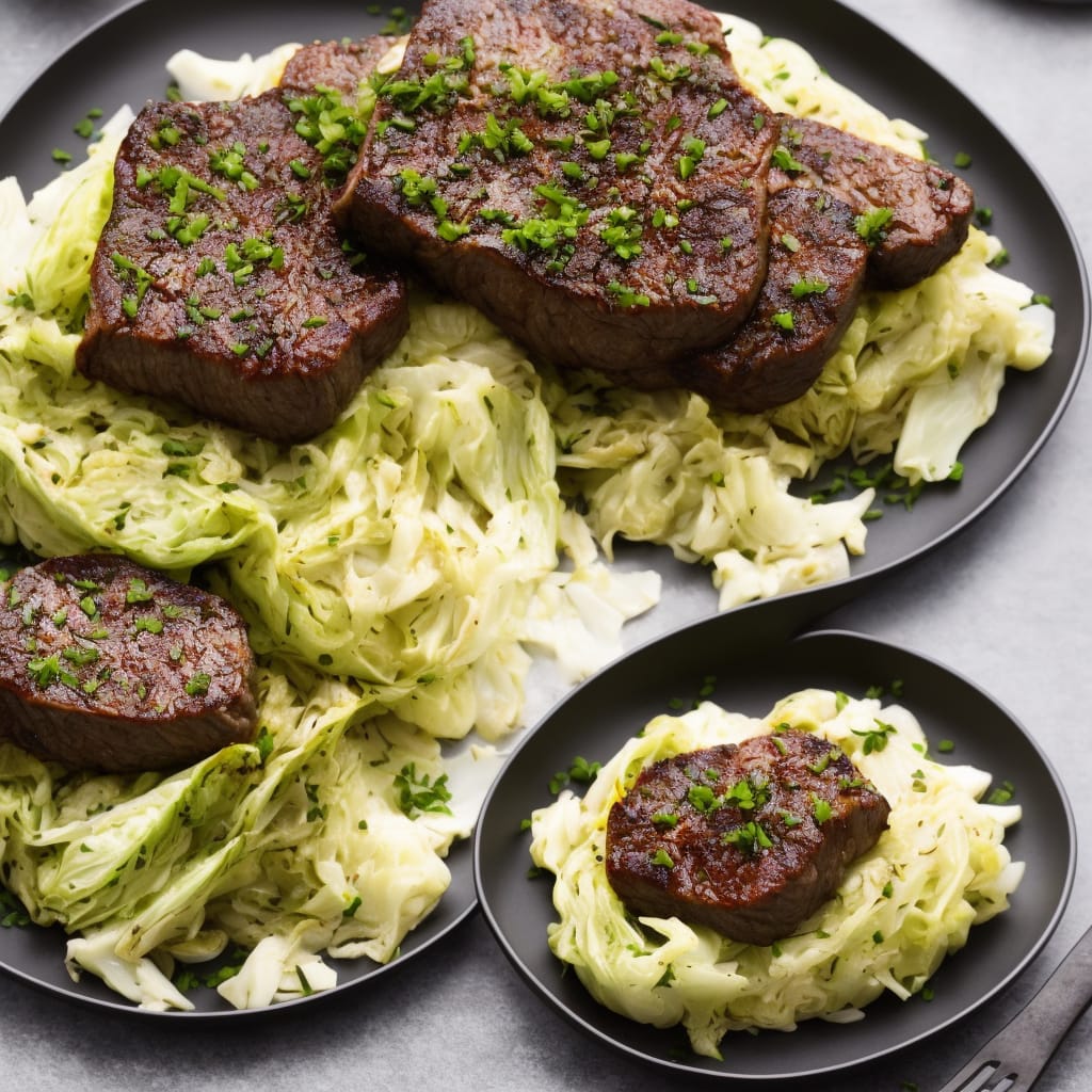 Beef Fillet, Marmite Mash & Roasted Cabbage