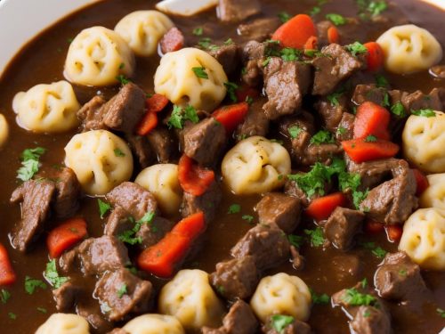 Beef & Guinness Stew with Bacon Dumplings