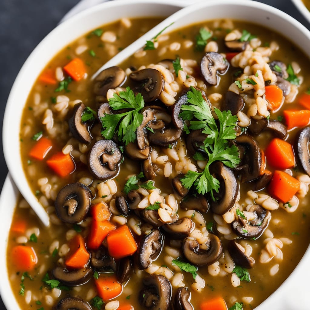 Beef Mushroom Barley Soup