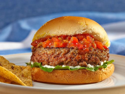 Beef & Salsa Burgers