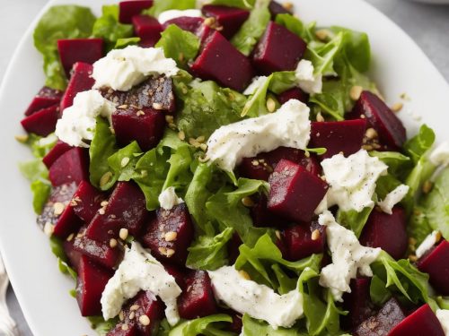 Beet & Apple Salad with Horseradish Mackerel Cream Recipe