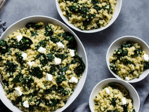 Beet, Spinach & Goat's Cheese Couscous