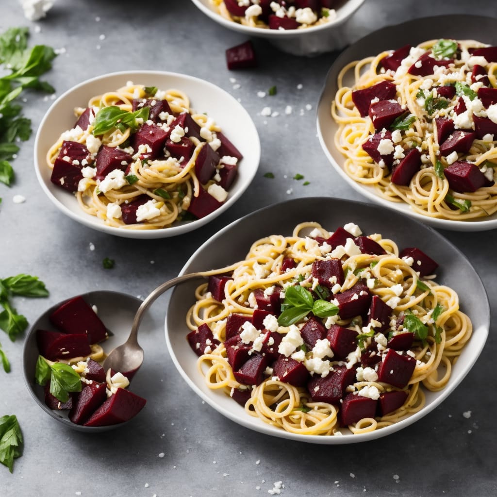 Beetroot & Feta Pasta