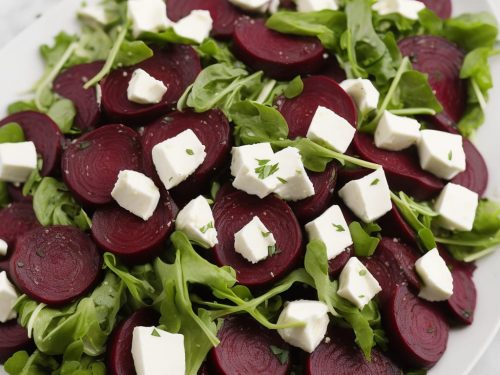 Beetroot & Mozzarella Salad with Maple Dressing