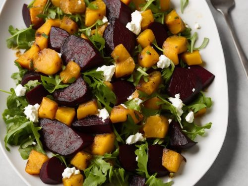 Beetroot & Squash Salad with Horseradish Cream