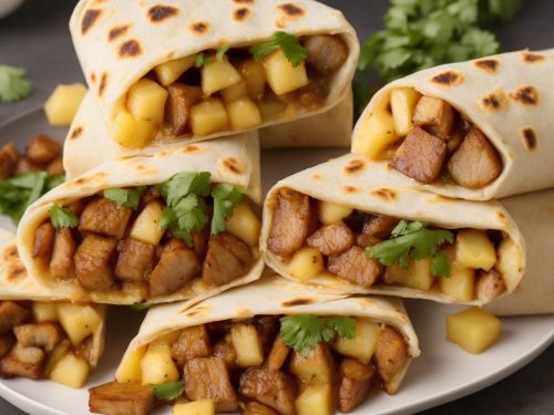 Belly Pork & Pineapple Burritos