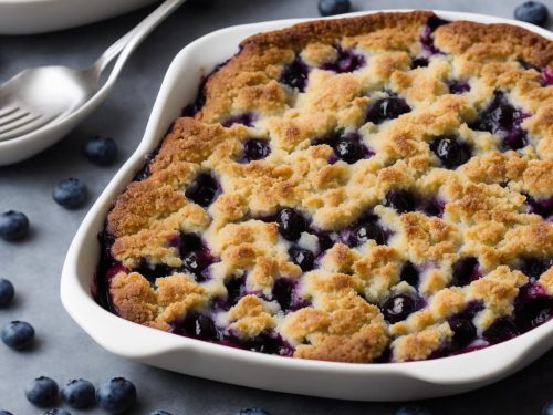 Best Ever Blueberry Cobbler Recipe