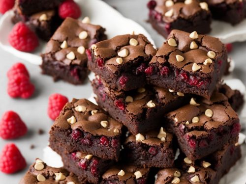 Best Ever Chocolate Raspberry Brownies