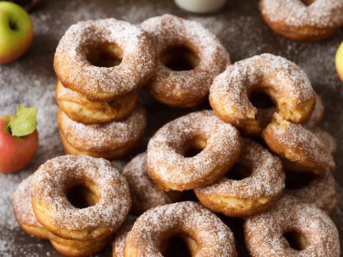 Bite-sized Toffee Apple Doughnuts