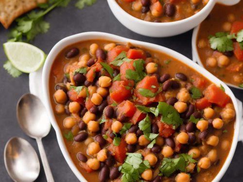 Black Bean and Chickpea Chili