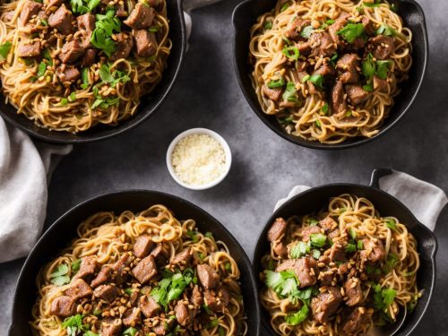 Black Bean Pork with Noodles