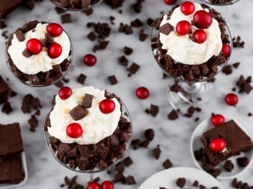 Black Forest Sundaes with Brownies