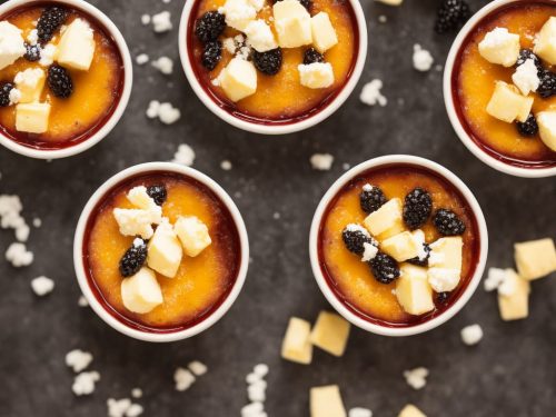 Blackberry crème brûlée