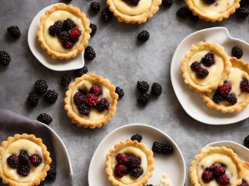 Blackberry Custard Tarts