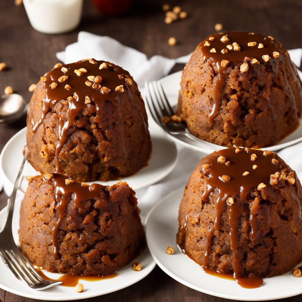 Blitz-&-Bake Sticky Toffee Christmas Pudding