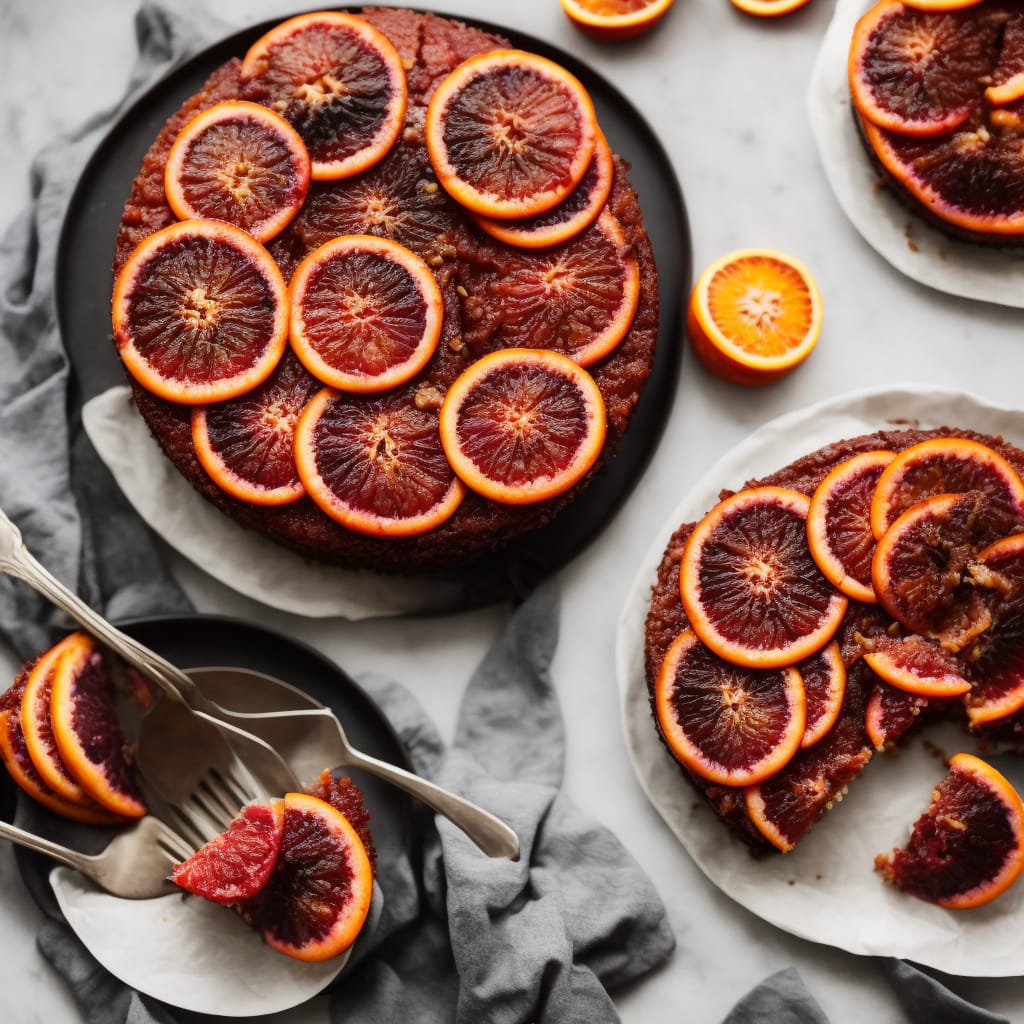 Blood Orange Upside-Down Cake