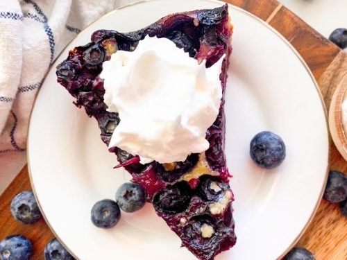 Blueberry Brunch Clafoutis