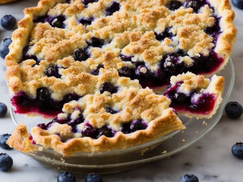 Blueberry Crumb Pie