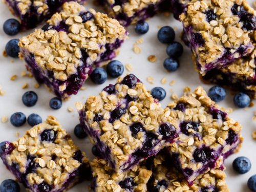 Blueberry Oatmeal Breakfast Bars