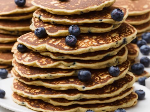 Blueberry Oatmeal Pancakes