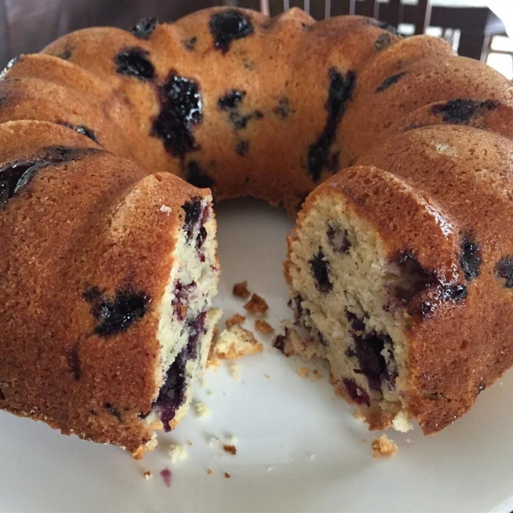 Blueberry Pound Cake