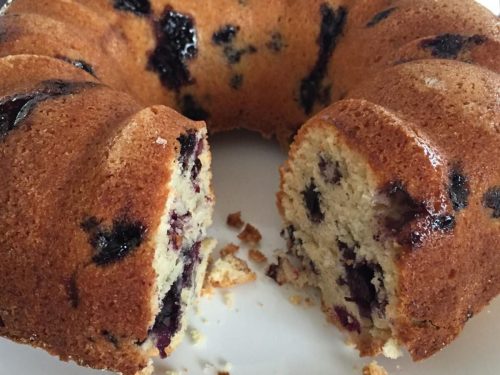 Blueberry Pound Cake