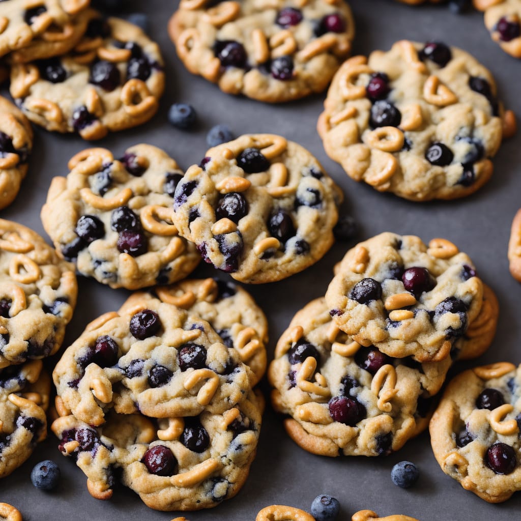 Blueberry & Pretzel Cookies