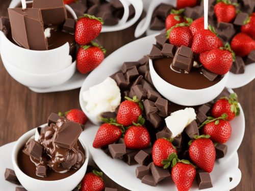 Boozy Chocolate Fondue