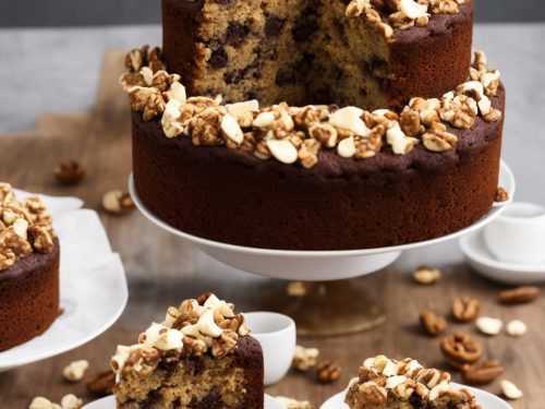 Boozy Coffee & Walnut Cake