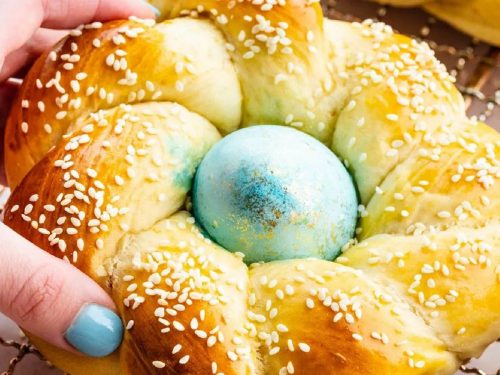 Braided Easter Egg Bread