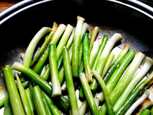 Braised Baby Leeks