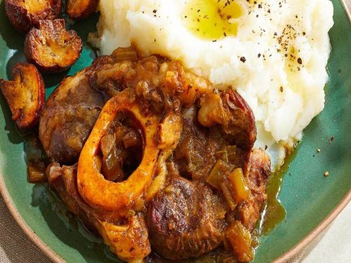 Braised Beef Shank with Wine and Tarragon