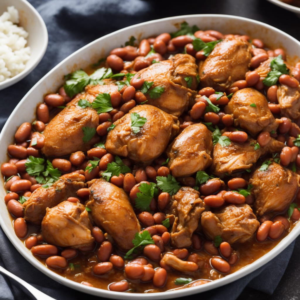 Braised Chicken & Beans