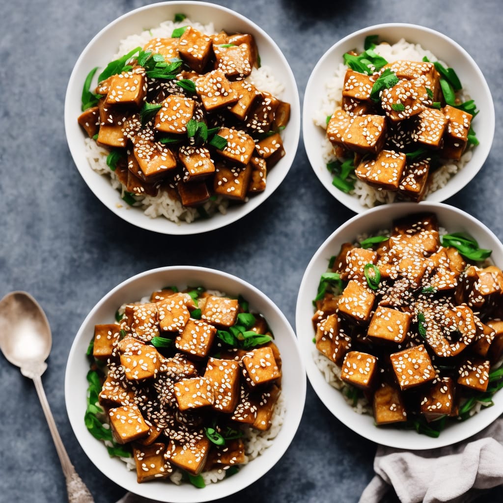 Braised Sesame Tofu