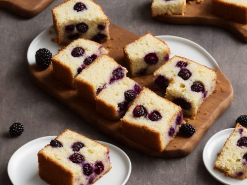 Bramley & Blackberry Tray Cake