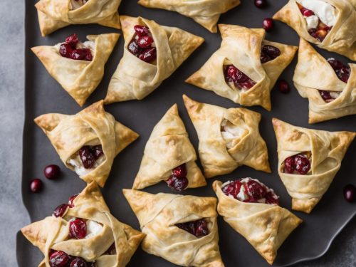 Brie & Cranberry Filo Parcels