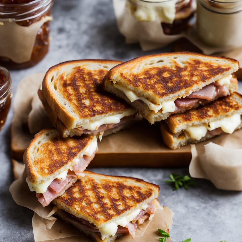 Brie, Ham & Fig Jam Toastie