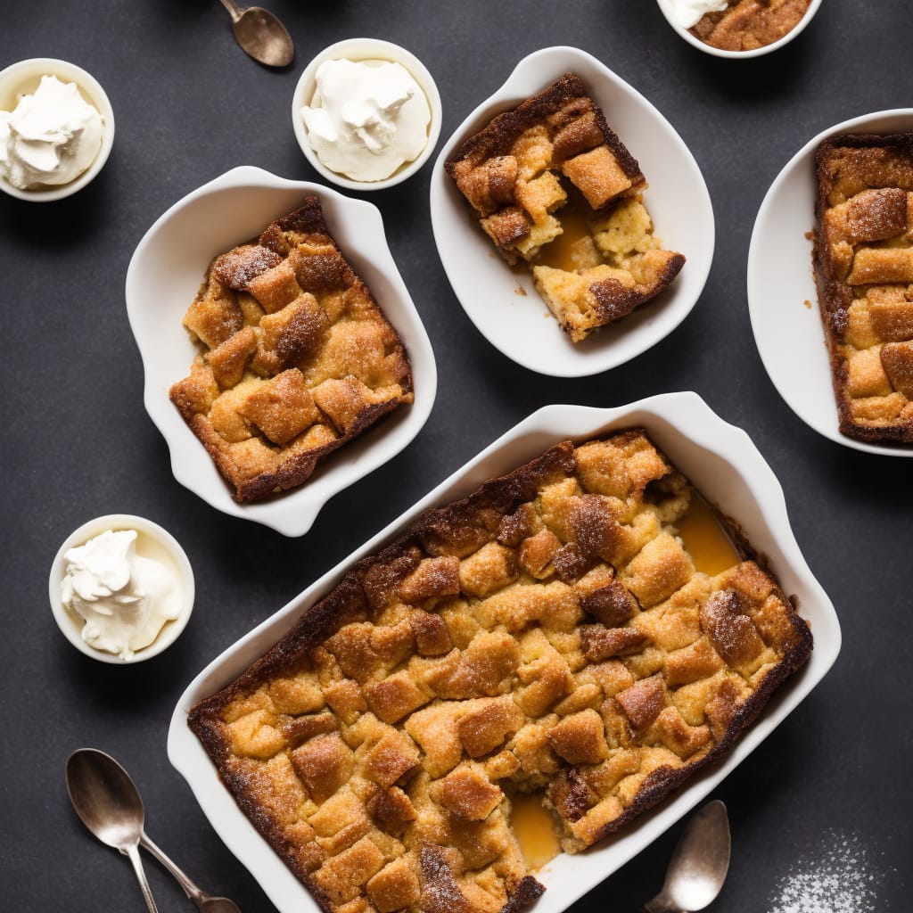 Brioche & brown butter pudding